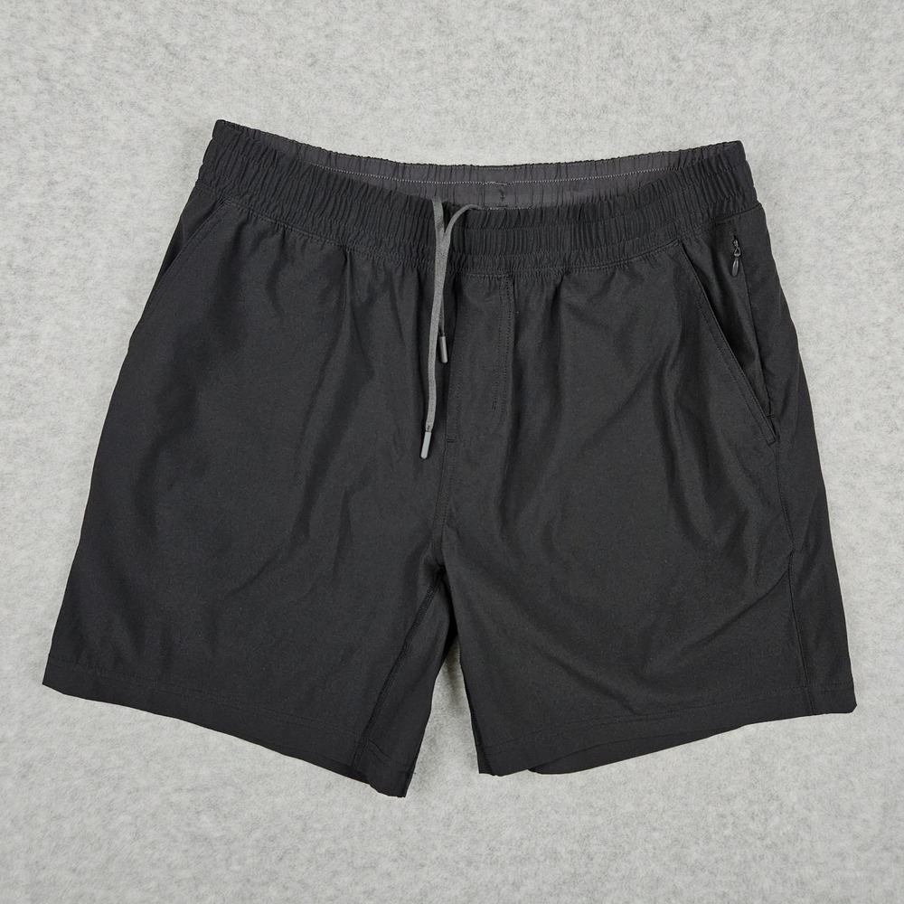 Rhone Mako (Men's Large) Black 7" Shorts Athletic Gym Performance Activewear